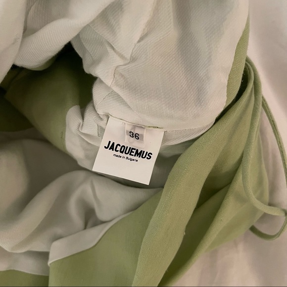 **NWT - Jacquemus Green 'La Robe Saudade' Dress - SZ 36 - Picture 7 of 16